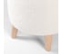 Каркасный круглый пуф NRAVA home милано 350x350x380 lamb 10 mt белый 4657792953593 2