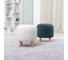 Каркасный круглый пуф NRAVA home милано 350x350x380 lamb 10 mt белый 4657792953593 10