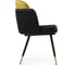 Стул Woodville Penelopa black/hakki/gold 15418 3
