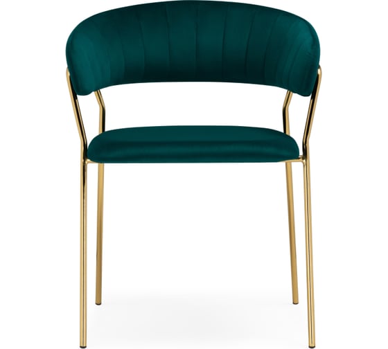 Стул Woodville Kamelia 1 green/gold 15472