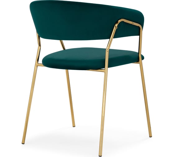 Стул Woodville Kamelia 1 green/gold 15472