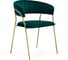 Стул Woodville Kamelia 1 green/gold 15472 1