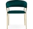 Стул Woodville Kamelia 1 green/gold 15472 2