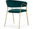 Стул Woodville Kamelia 1 green/gold 15472 4