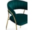 Стул Woodville Kamelia 1 green/gold 15472 6