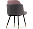 Стул Woodville Penelopa dark gray/pink/black/gold 15417 4