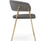 Стул Woodville Kamelia 1 dark gray/gold 15470 3