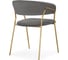 Стул Woodville Kamelia 1 dark gray/gold 15470 4