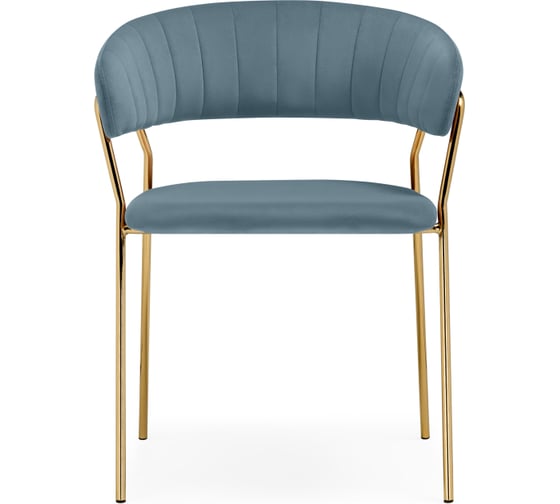 Стул Woodville Kamelia 1 light blue/gold 15473