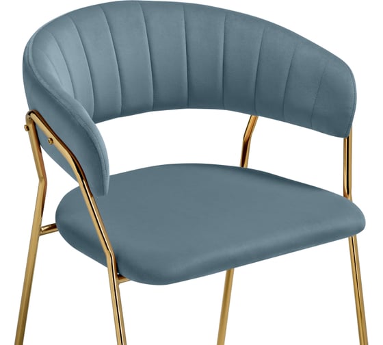 Стул Woodville Kamelia 1 light blue/gold 15473