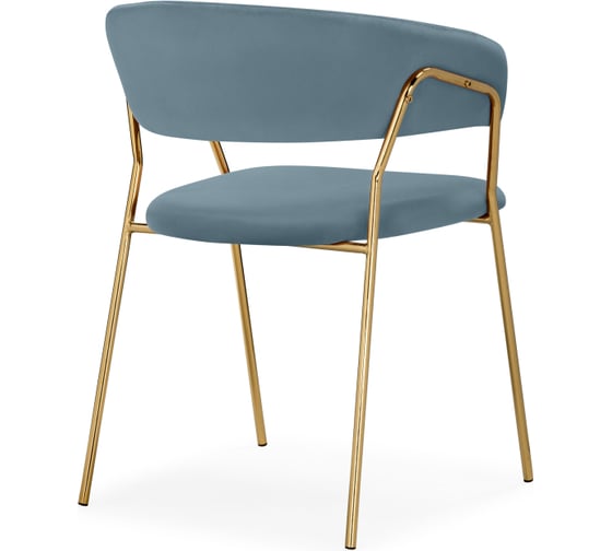 Стул Woodville Kamelia 1 light blue/gold 15473