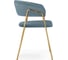 Стул Woodville Kamelia 1 light blue/gold 15473 3