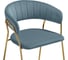 Стул Woodville Kamelia 1 light blue/gold 15473 4