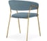 Стул Woodville Kamelia 1 light blue/gold 15473 5