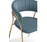 Стул Woodville Kamelia 1 light blue/gold 15473 6
