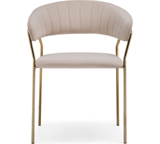 Стул Woodville Kamelia 1 beige/gold 15469