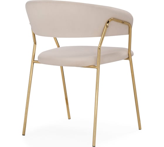 Стул Woodville Kamelia 1 beige/gold 15469