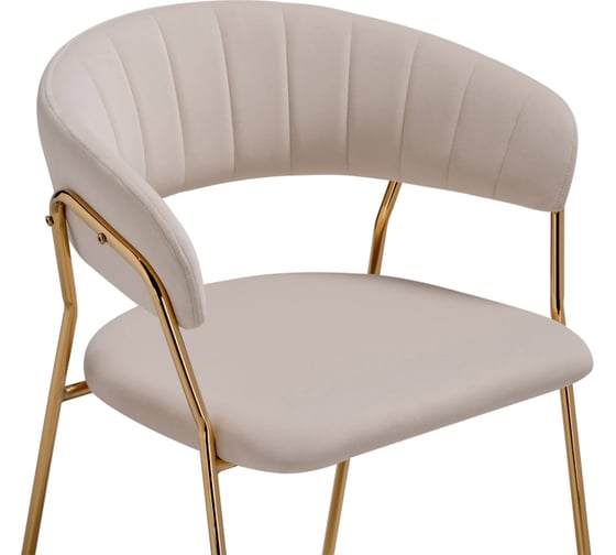 Стул Woodville Kamelia 1 beige/gold 15469