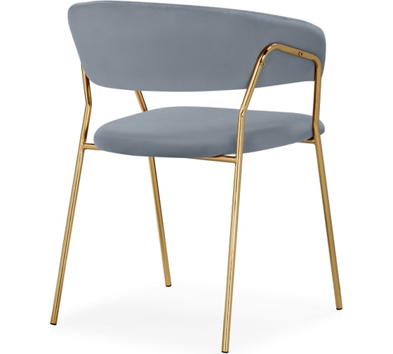 Стул Woodville Kamelia 1 gray/gold 15471