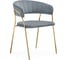 Стул Woodville Kamelia 1 gray/gold 15471 1