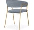 Стул Woodville Kamelia 1 gray/gold 15471 4