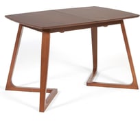 Раскладной стол Tetchair Vaku (ваку) основание бук, столешница МДФ, 80x120+40x75 см, коричневый 13986
