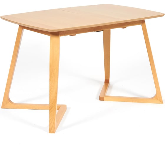 Раскладной стол Tetchair Vaku (ваку) основание бук, столешница МДФ, 80x120+40x75 см, натуральный 13987