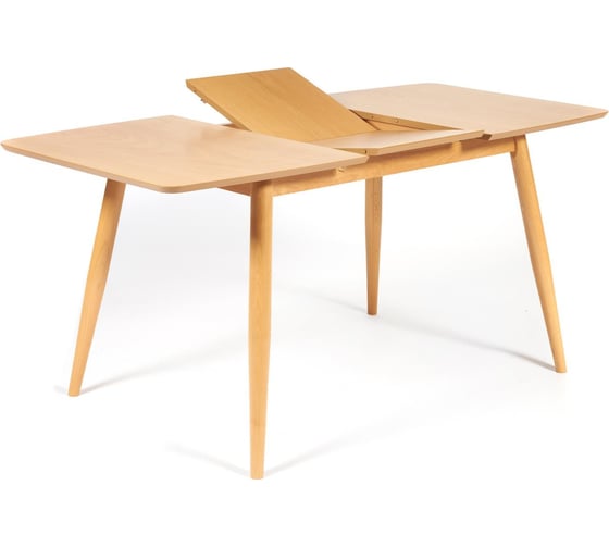 Раскладной стол Tetchair Pavillion (павильон) основание бук, столешница МДФ, 80x120+40x75 см, натуральный 13982