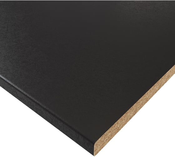 Столешница для кухни SLOTEX 1021/q black 1800x600x27, с кромкой б9999976314