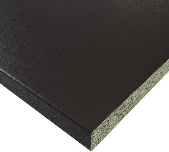 Столешница для кухни SLOTEX 1021/q black 1000x600x40, с кромкой б9999976300