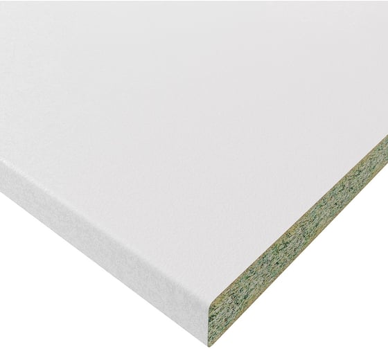Столешница для кухни SLOTEX 1111/q белый, 1000x600x40, с кромкой б9999976301 1