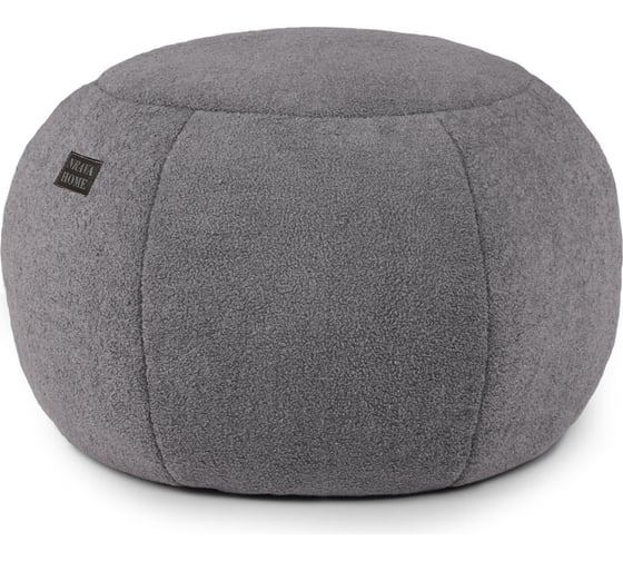 Бескаркасный пуф NRAVA home funny 700x700x450 мм, серый 4657792953555
