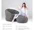 Бескаркасный пуф NRAVA home funny 700x700x450 мм, серый 4657792953555 6