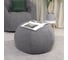 Бескаркасный пуф NRAVA home funny 700x700x450 мм, серый 4657792953555 8