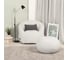 Бескаркасный пуф NRAVA home funny 700x700x450 мм, белый 4657792953548 10