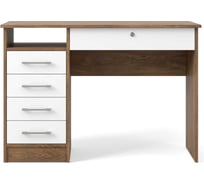 Письменный стол LAZURIT Д дуб канзас белый леон 3053