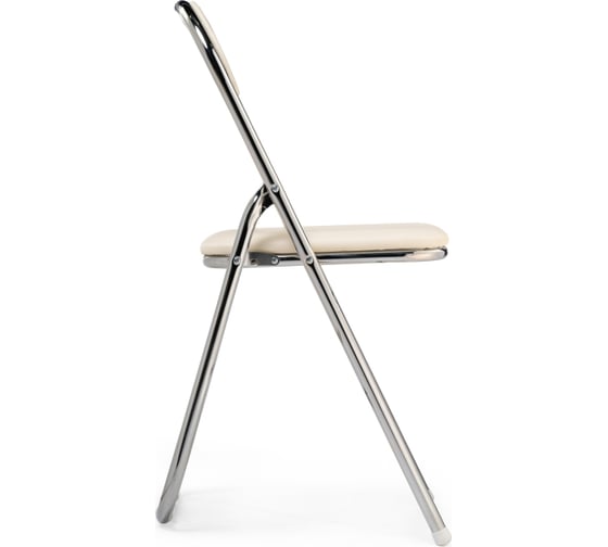 Складной стул Woodville Fold 1 beige/chrome 15481