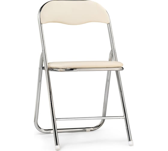 Складной стул Woodville Fold 1 beige/chrome 15481