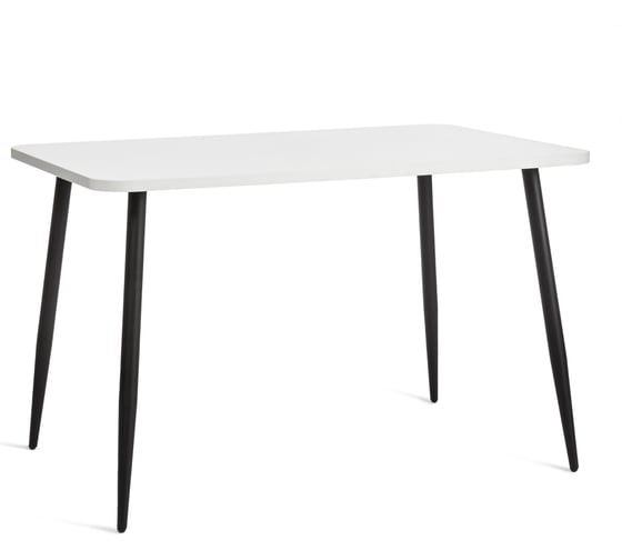 Стол Tetchair Pluto ЛДСП/металл, 120x80x77 см, белый/черный 19316