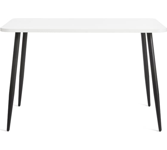 Стол Tetchair Pluto ЛДСП/металл, 120x80x77 см, белый/черный 19316