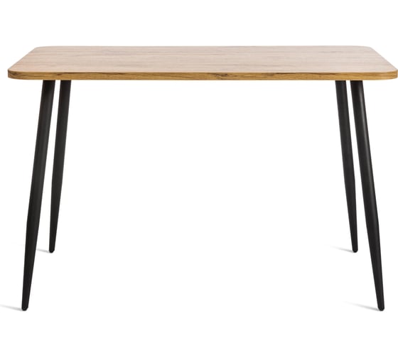 Стол Tetchair Pluto ЛДСП/металл, 120x80x77 см, дуб вотан/черный 19317