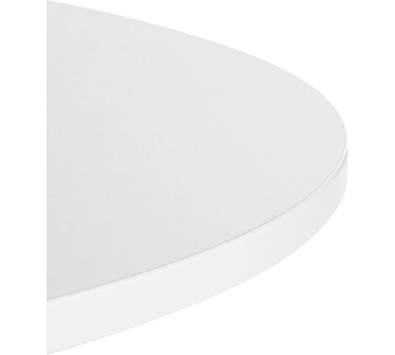 Стол Tetchair Uranus ЛДСП/металл, 90x90x77 см, белый/черный 19314