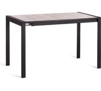 Стол Tetchair Galeon ЛДСП/HPL/металл, 110+45х70x75 см, береза таксус/черный 19746