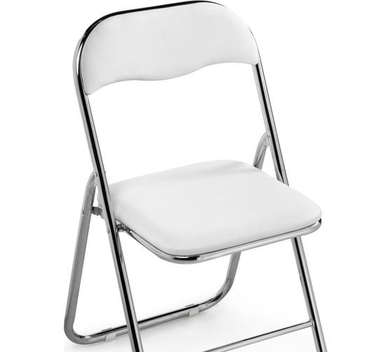 Складной стул Woodville Fold 1 white/chrome 15480