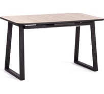 Стол Tetchair Maltido ЛДСП/HPL/металл, 130+30x75x75 см, дуб вотан/черный 19745