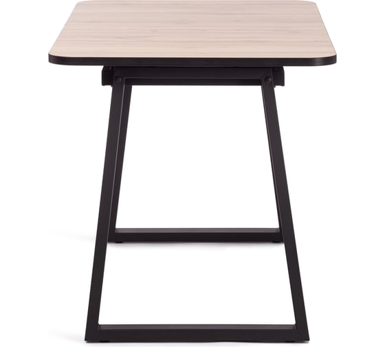 Стол Tetchair Maltido ЛДСП/HPL/металл, 130+30x75x75 см, дуб вотан/черный 19745