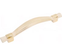 Ручка-скоба Kerron 128 мм, белый с золотом RS-075-128 WG