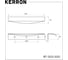 Ручка торцевая Kerron, 500 мм (фасад 18 мм), матовый черный RT-003-500 BL 2