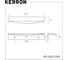 Ручка торцевая Kerron, 700 мм (фасад 18 мм), матовый хром RT-003-700 SC 2