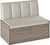 Кухонный диван ТриЯ Верона Дуб Сонома трюфель/Кожзам Nitro Cream 218735